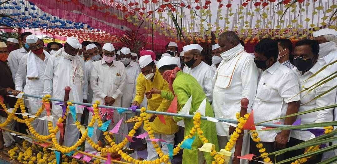 विठ्ठल सहकार्य साखर कारखान्याचे 40व्या गळीत हंगामाचा शुभारंभ संपन्न