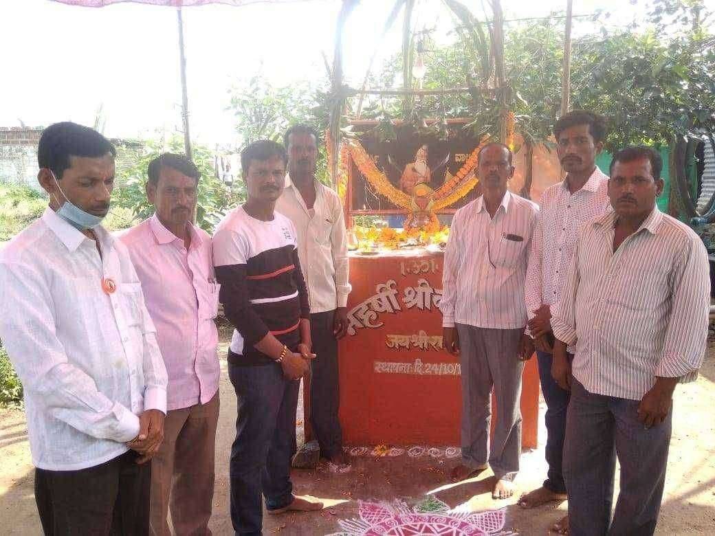 महर्षी वाल्मिकी याची जयंती साजरी…