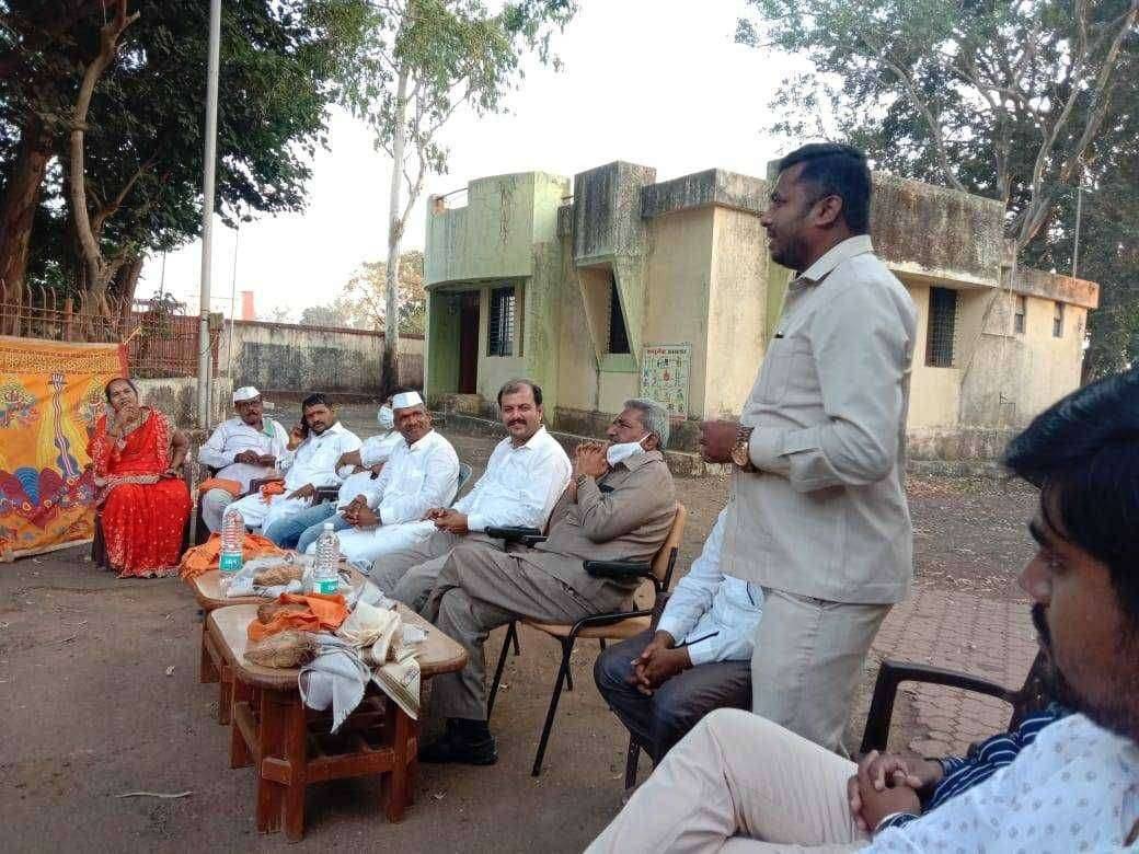 सुरगाणा नगरपंचायत2020च्या निवडणुकीच्या पाश्र्वभूमीवर भारतीय जनता पार्टी ची मा खासदार हरीचंद्रजी चव्हाण यांच्या अध्यक्षतेखाली बैठक संपन्न