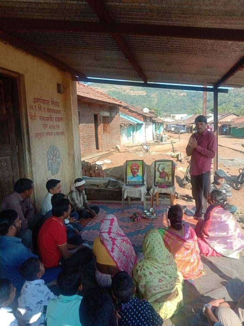 तिरपाड येथे आद्यक्रांतीवर राघोजी भांगरे व महामानव भगवान बिरसा मुंडा संयुक्त जयंती उत्साहात