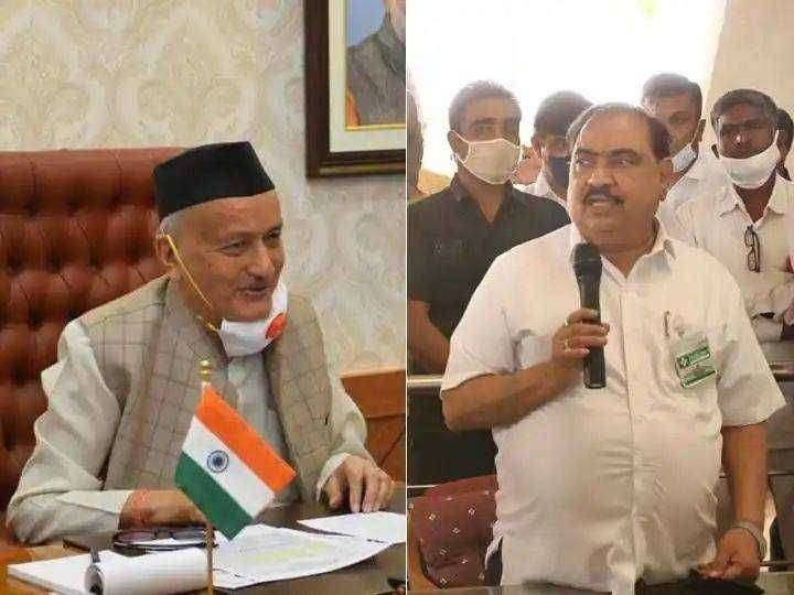 ?️ दंगल राजकारणाची...राज्यपाल कोश्यारिच एकनाथ खडसेना शुभेच्छा पत्र, राजकीय वर्तुळात चर्चा