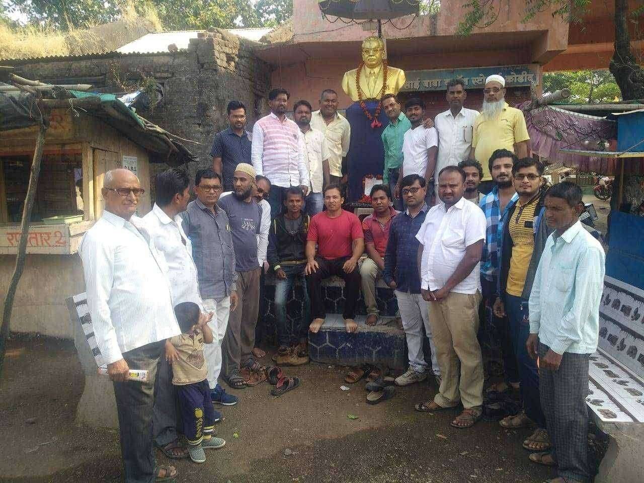 कोडीद येथे आज संविधान दिवस मोठ्या उत्साहात साजरा.