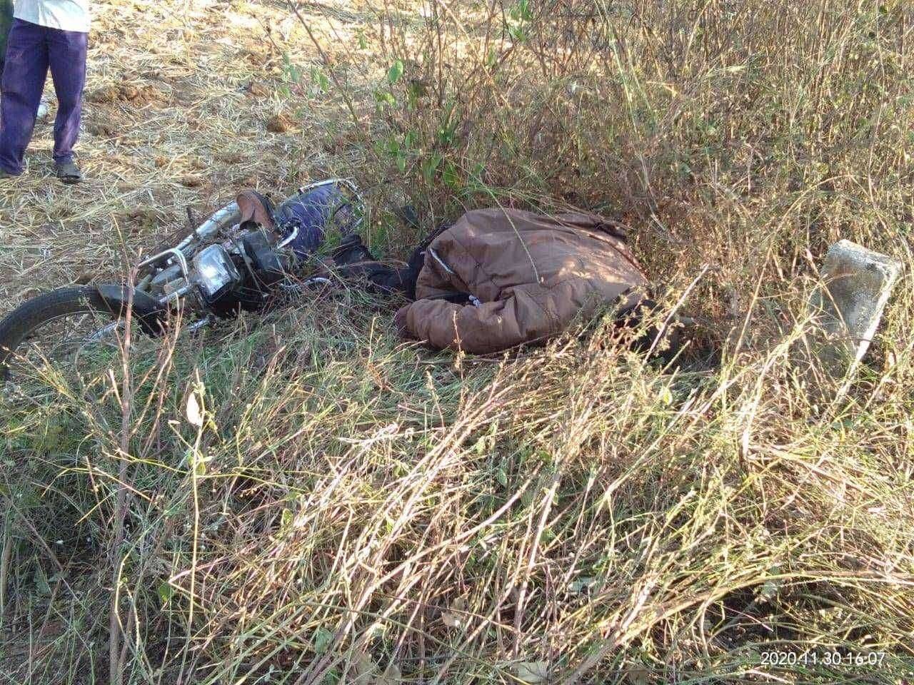 विवाहित तरुणाचा अपघातात म्रुत्यु