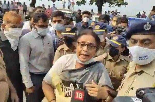 ?️ मोठी बातमी : ट्रायडंट हॉटेलबाहेर राष्ट्रवादी काँग्रेसचा राडा; विद्या चव्हाण पोलिसांच्या ताब्यात...