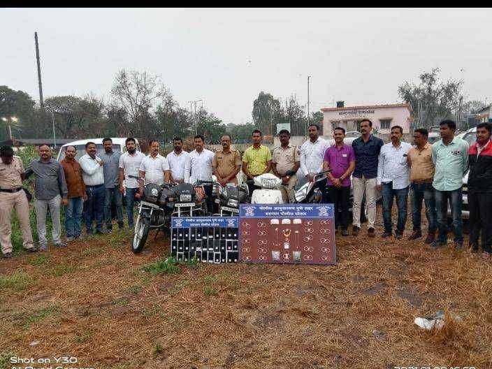 पुणे शहरात धुमाकूळ घालणाऱ्या चोरांना अटक.. 38 लाखाचा माल हस्तगत...