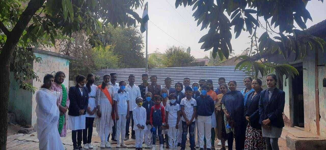 दि बुद्धिस्ट इंटरनॅशनल स्कूल दिंडोरी येथे भारतीय प्रजासत्ताक दिन मोठया उस्तवात साजरा.