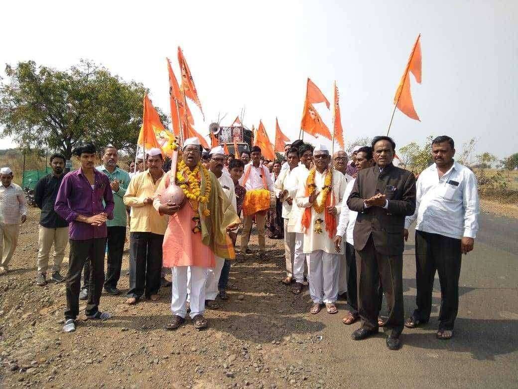 औराद शाहजणी ते केतकी संगमेश्वर पर्यंत पदयात्रा