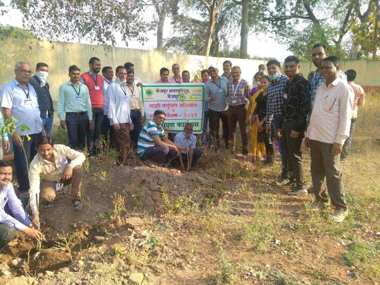 फैजपुरात स्वच्छ सर्व्हेक्षण दोन हजार एकवीस माझी वसुंधरा अभियान सुरू