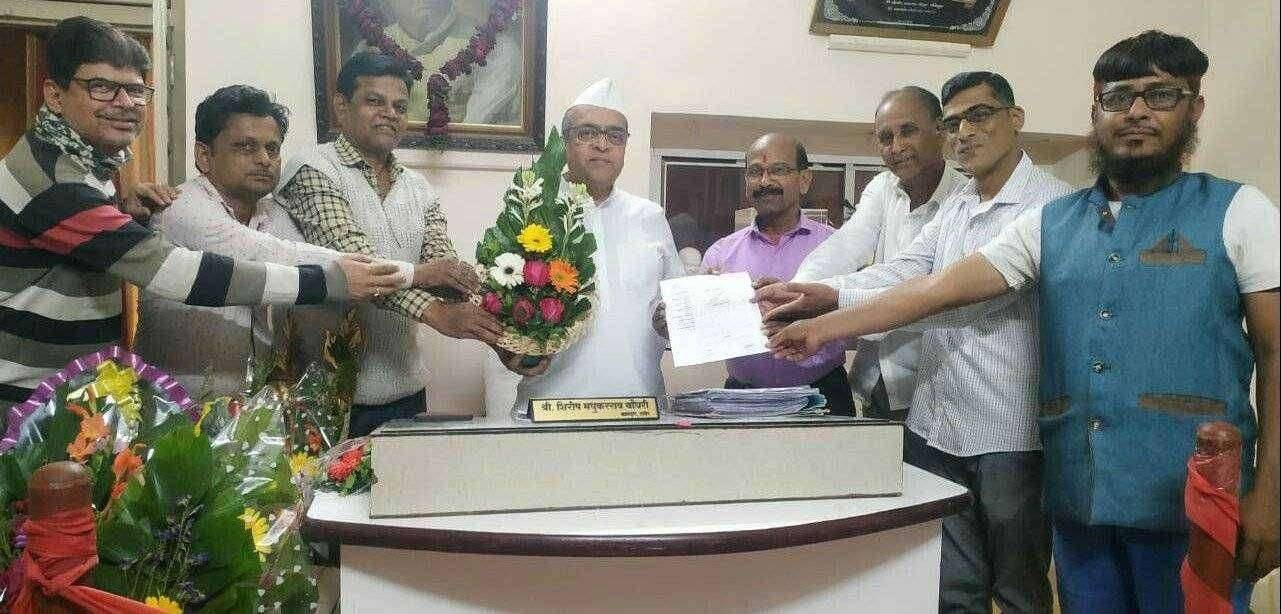 मा.आ. शिरीष चौधरी यांची माहाराष्ट्र काँग्रेस उपाध्यक्षपदी निवड झाल्या बद्दल ओरिजनल पत्रकार संघांच्या वतीने अभिनंदन करण्यात आले