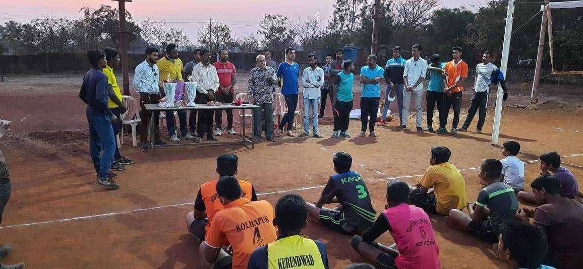 कागल येथे विभागीय व्हॉलीबॉल निवड चाचणी संपन्न..