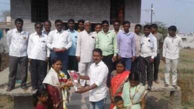 शिर्ला ग्रामपंचायत नवनिर्वाचित संरपच यांचा सत्कार समारंभ..