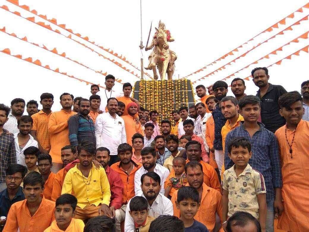 हुलसूर मधे छत्रपती शिवाजी महाराज यांची जयंती साजरी..