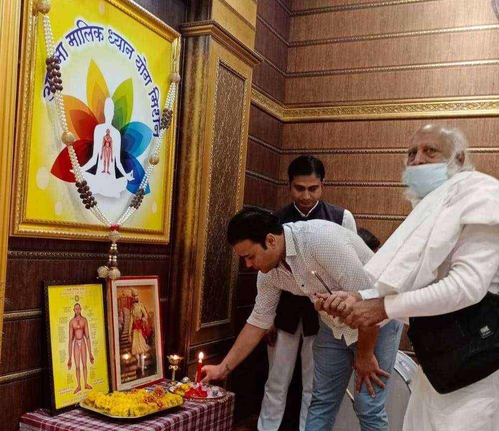 येवल्यातील आत्मा मलिक गुरुकुलात ३९१ वी शिवजयंती उत्साहात साजरी.