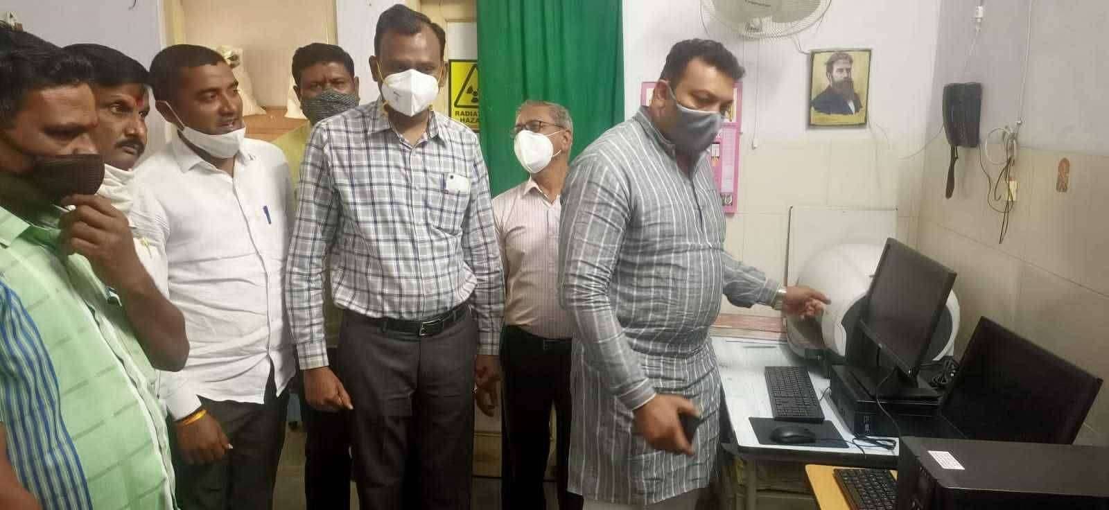 ?️अमळनेर कट्टा..मा.आमदार शिरीषदादा चौधरी यांच्या प्रयत्नांमुळे ग्रामीण रुग्णालयात डिजिटल एक्सरे मशिन उपलब्ध..