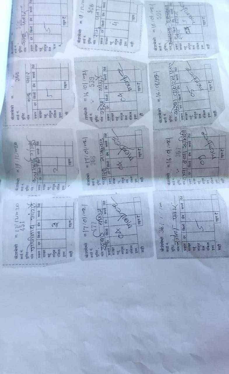 मानूर (गढीपाडा) येथील स्वस्त धान्य दुकानदाराचा भोंगळ कारभार परत एकदा चर्चेला