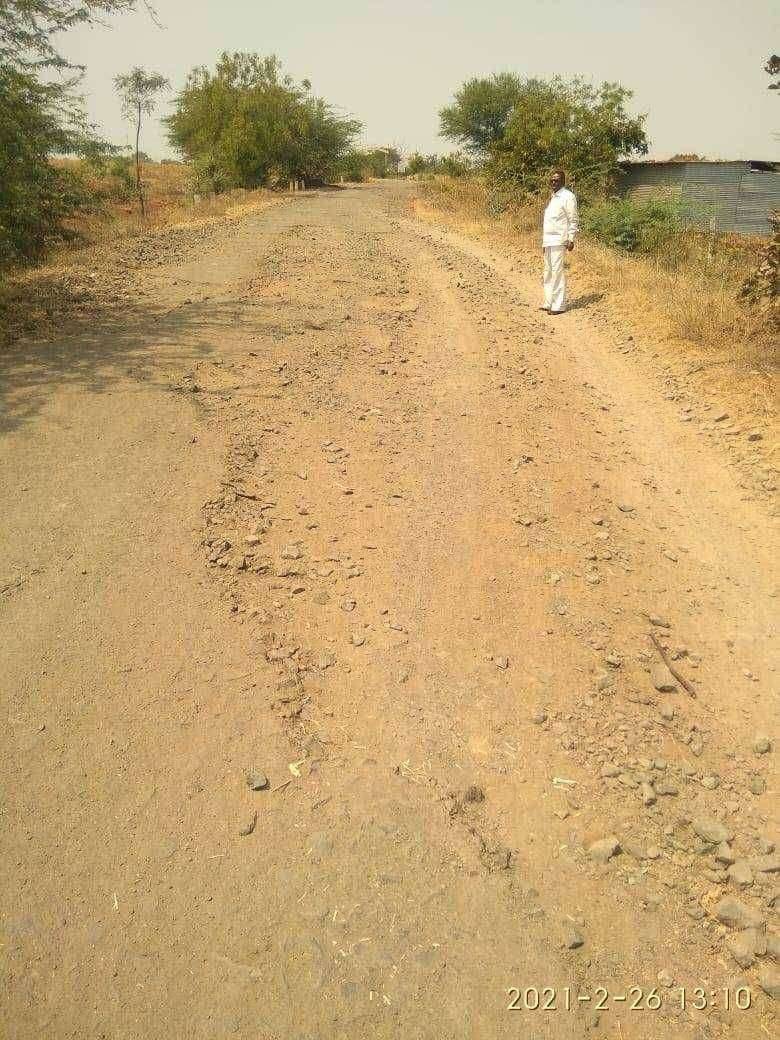 तगलूर क्रार्स ते कादराबादवाडी पर्यंत रसत्याची चाळणी