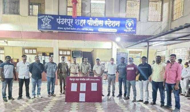 पंढरपुर शहर पोलीसांकडुन घरफोडी करणारी महिला आरोपीस जेरबंद