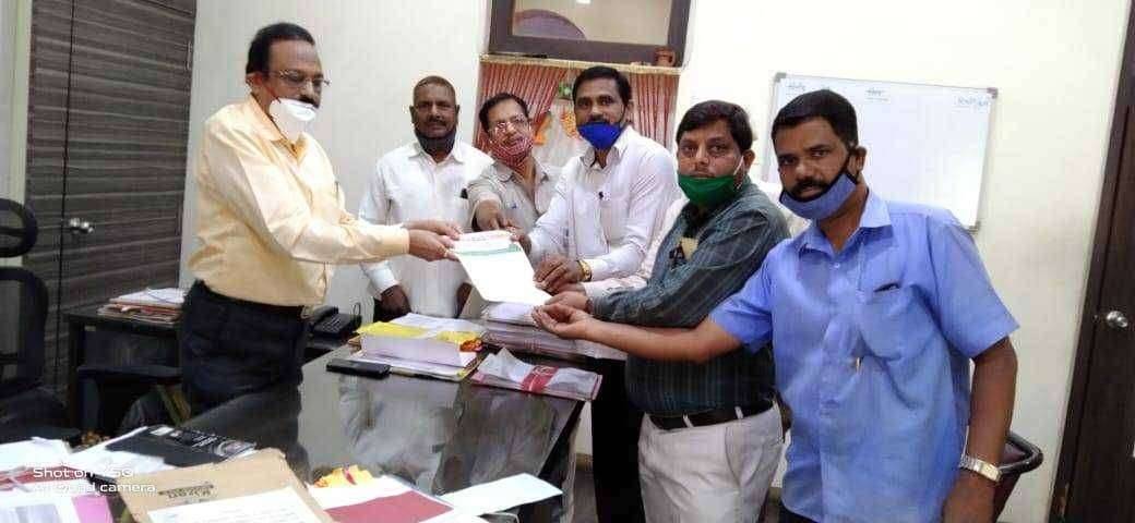महानगर पालिका आयुक्तांना लोकराज्य जनता पार्टीच्या वतीने विविध मागण्यांचे निवेदन सादर.