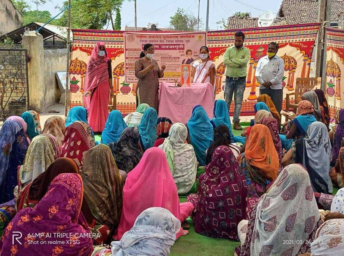 कोडीद येथे 'जागतिक क्षयरोग निवारण दिन' साजरा करून ‘मानव विकास मिशन कार्यक्रम’ अंतर्गत गरोदर महिला, बालकांची तपासणी.!