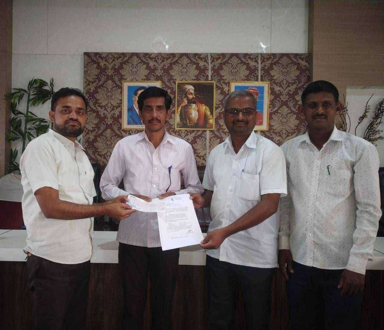 भाजपाच्या वतीने मालुबाईना मुख्यमंत्री सहायत्ता निधीतून मिळाले अनमोल सहकार्य