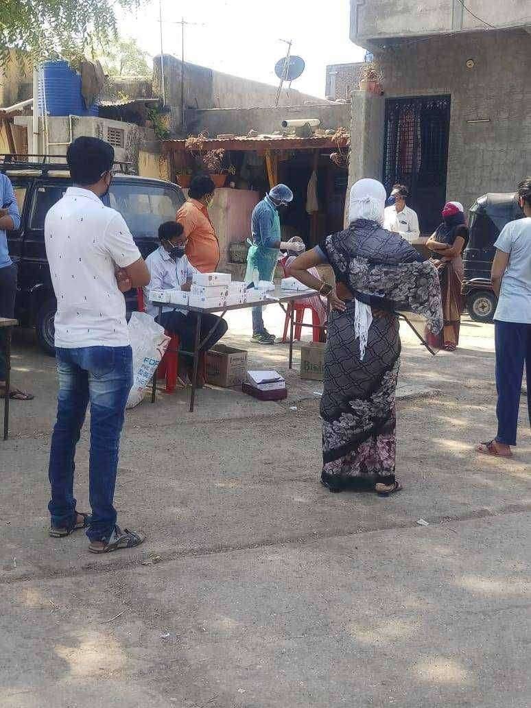 ?️ अमळनेर कट्टा... अमळनेर पैलाड येथे प्रभाग क्रं.1 मध्ये वाढत्या कोरोनाच्या प्रदुभावामुळे स्वब टेस्टिंग ला सुरूवात.