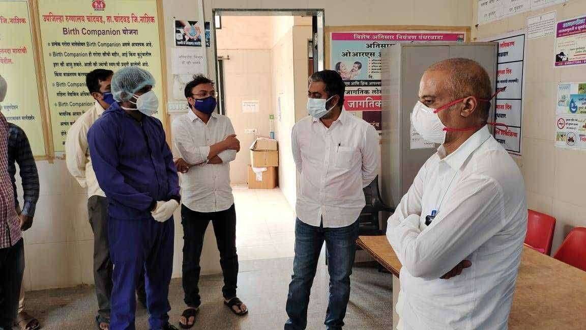 जिल्हा रुग्णालयातील सर्व बेड कोरोना रुग्णांना द्यावेत-आ डॉ राहुल आहेर