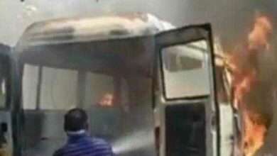 पाचोरा ग्रामीण रुग्णालयाच्या रुग्णवाहीकेने घेतला पेट