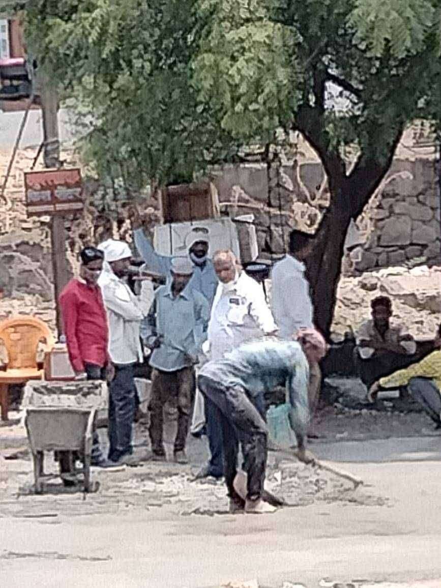 फैजपूर येथील मौलाना अबुल कलाम आझाद आवारातील काँक्रीटीकरणाचे वाजणार तीन तेरा