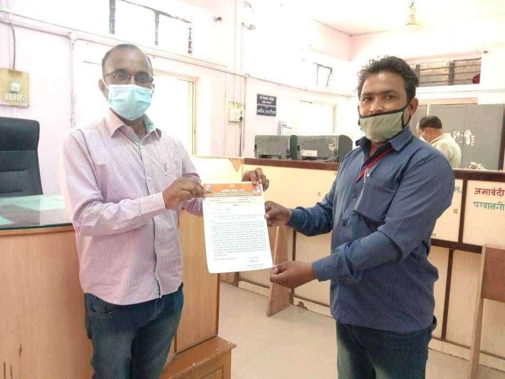 शहीद टिपू सुलतान संघटनेचे शहराध्यक्ष जमीर तांबोळी यांची प्रांत अधिकाऱ्याकडे मागणी