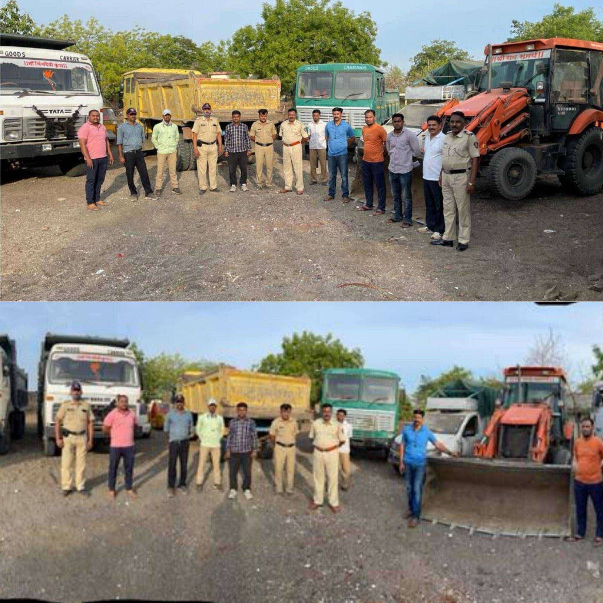 ?️अमळनेर कट्टा..Breaking...उपविभागीय अधिकारी आणि तहसीलदार यांच्या दुर्लक्षामुळे वाळू माफिया जोरात..!पण पोलीस विभागाने दिला दणका..7 अवैध वाळूचे डंपर व एक जेसीबी ताब्यात..!आतापर्यंत ची सर्वात मोठी कार्यवाही..