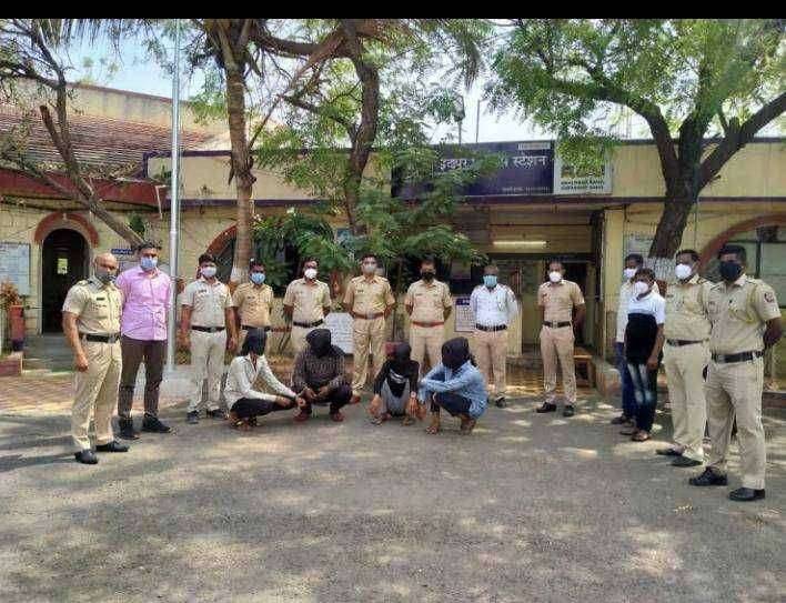 पवार टोळीवर इंदापूर पोलिसांनी लावला मोक्का..