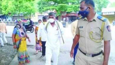 आत्मदहन करण्यास आलेले पती-पत्नी पोलिसांच्या ताब्यात..