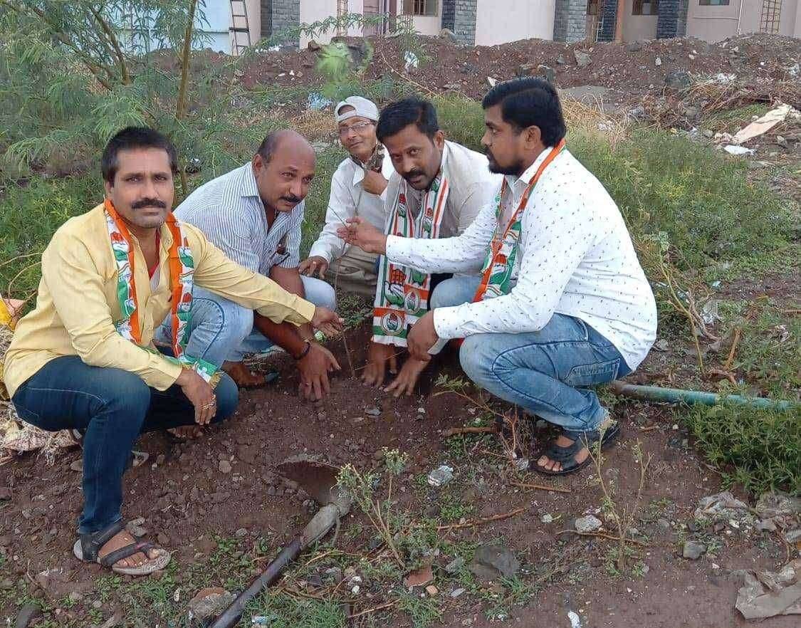 आ.नानाभाऊ पटोले यांच्या वाढदिवसानिमित्त वृक्षारोपणाचा कार्यक्रम... संपन्न