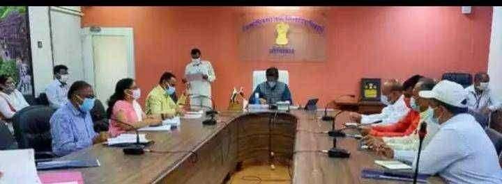 शिवाजी महाराज स्मारक उभारणी प्रक्रिया गतीमान करावी - जिल्हाधिकारी...