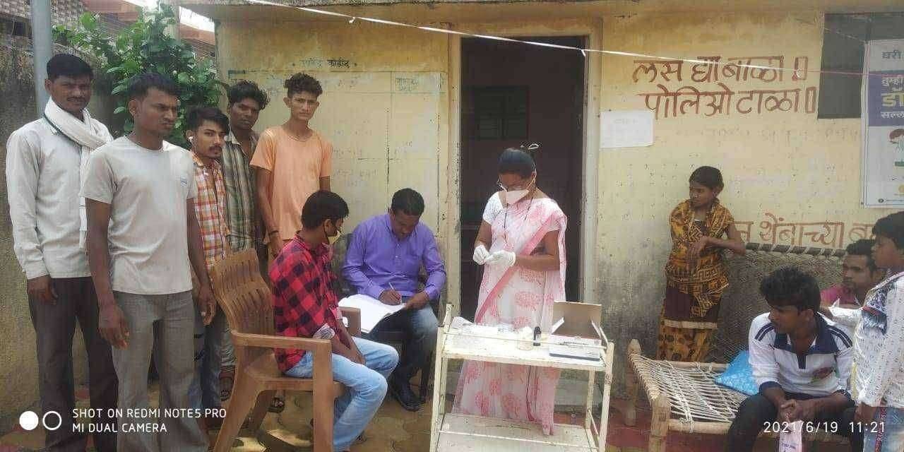 कोडीद आरोग्य उपकेंद्र येथे जागतिक सिकलसेल दिवसानिमित्त तपासणी शिबिर