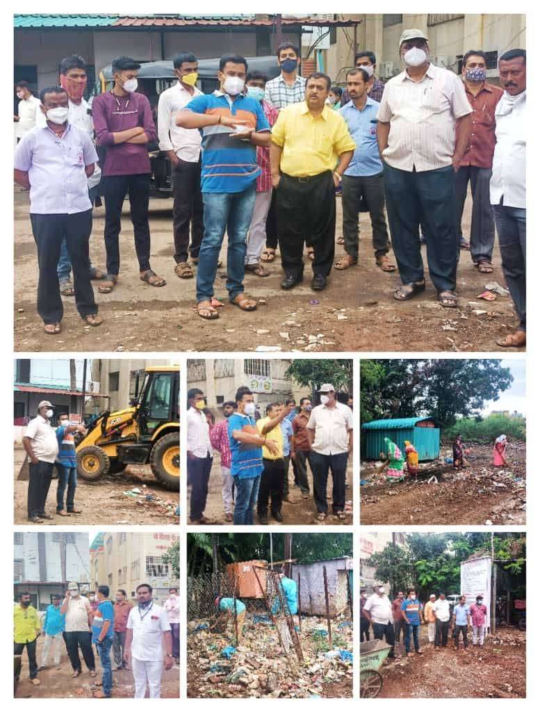 नवजीवन बाल रुग्णालय हॉस्पिटल परिसराची स्वच्छता व सॅनिटायझ मोहिम संपन्न