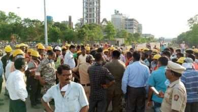 दालमिया सिमेंट कंपनीत कंत्राटी कामगाराचा उंचीवरून पडुन मृत्यू