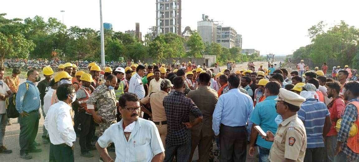 दालमिया सिमेंट कंपनीत कंत्राटी कामगाराचा उंचीवरून पडुन मृत्यू