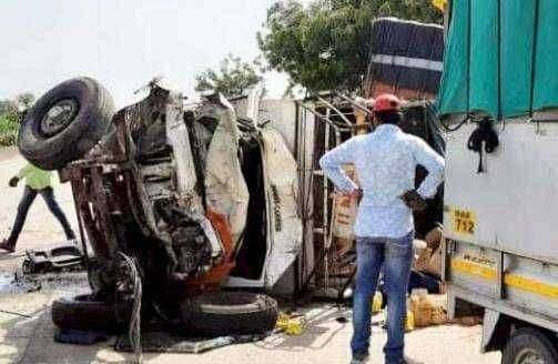 पंढरपूर-सांगोला मार्गावर भीषण अपघात अपघातांमध्ये दोन ठार