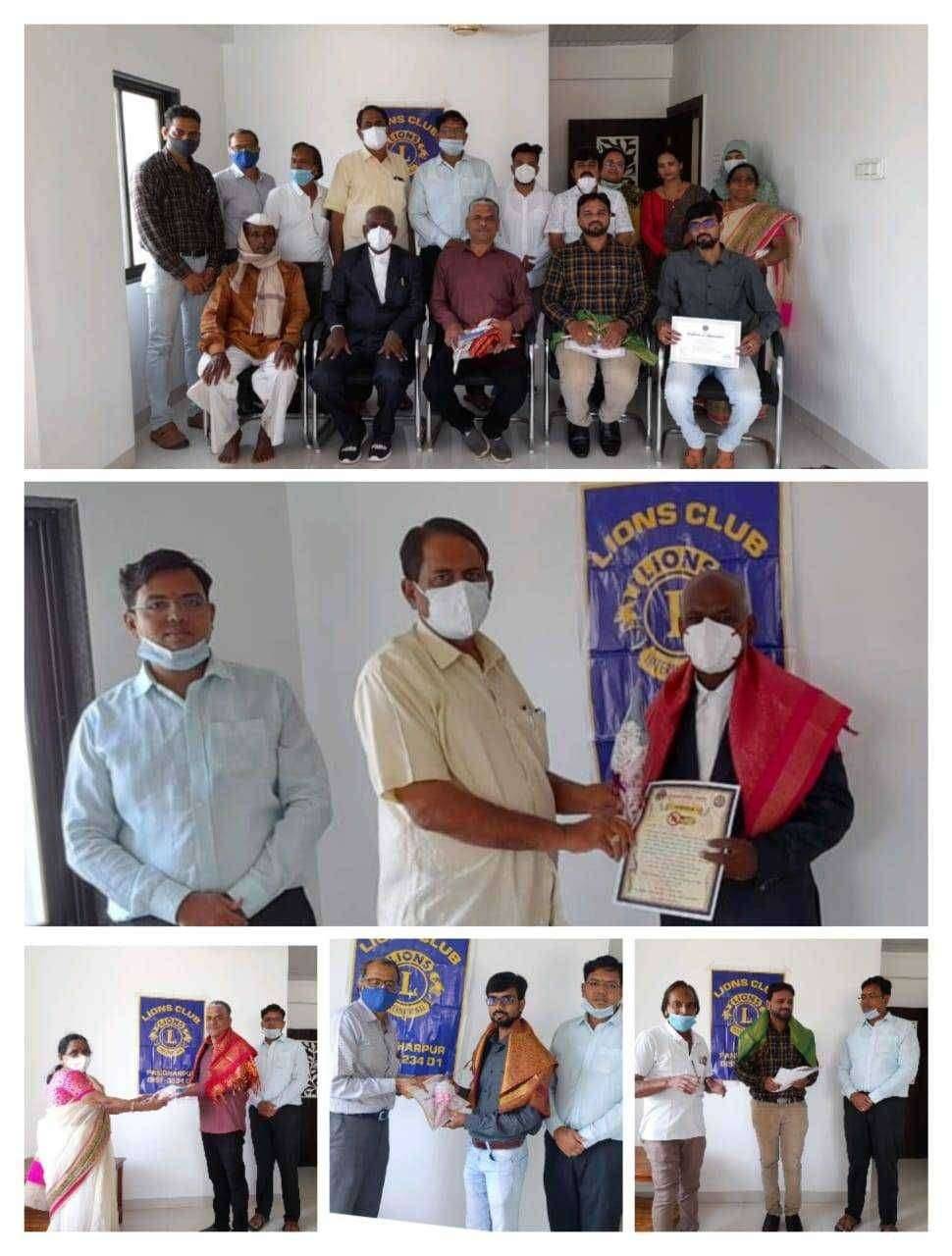 लायन्स क्लब ऑफ पंढरपूर च्या वतीने डॉक्टर्स डे, सी.ए. डे व फार्मर डे साजरा:- नगरसेवक तथा लायन्स क्लब अध्यक्ष विवेक परदेशी