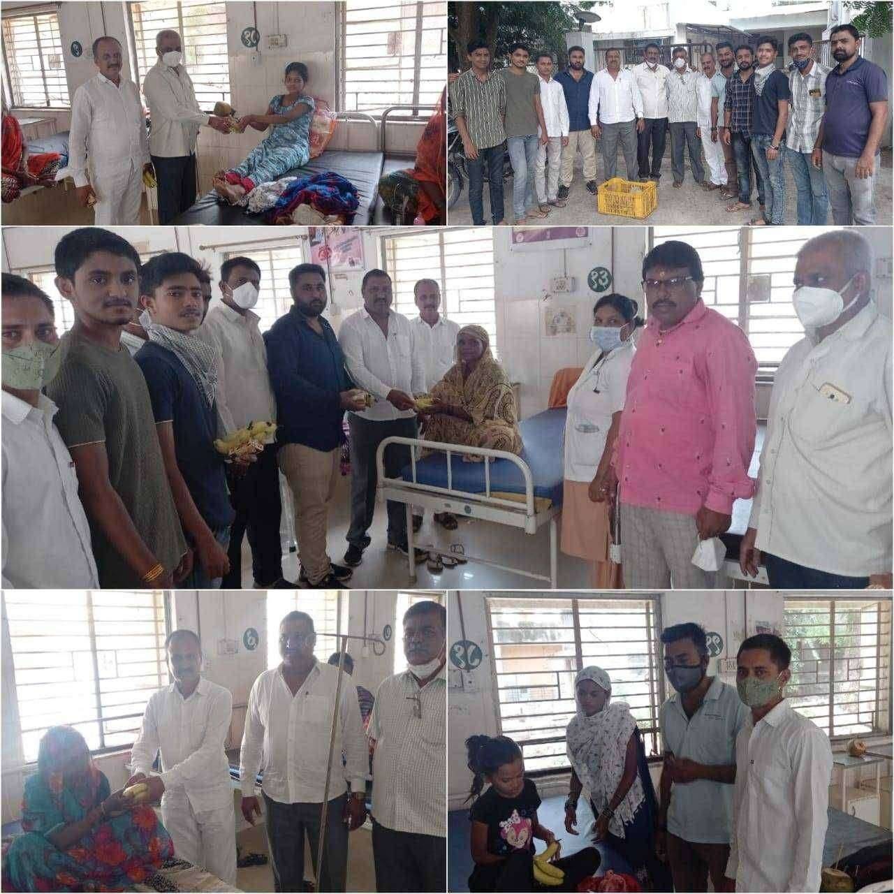 ?️ अमळनेर कट्टा.... सचिनभाऊ खंडारे यांचा तर्फे आ. अनिल भाईदास पाटील यांचा वाढदिवसानिमित्त फळ व अल्पोपाहार वाटप...