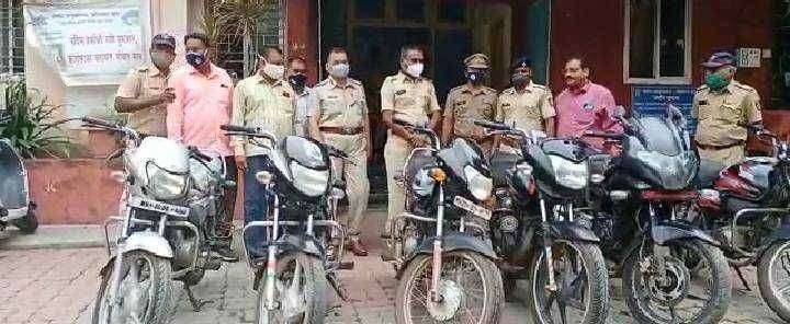 क्रांतीचौक पोलिसांनी सात दुचाकीसह एका आरोपीस केली अटक