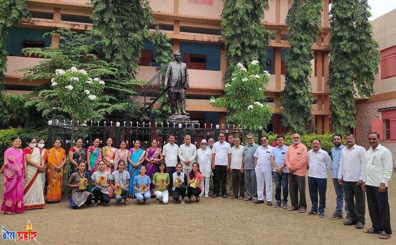 एप्रिल २०२१ मधील दहावी (S.S.C.) शालांत परीक्षेच्या प्रथम पाच विद्यार्थिनींचा गुण गौरव सोहळा …..