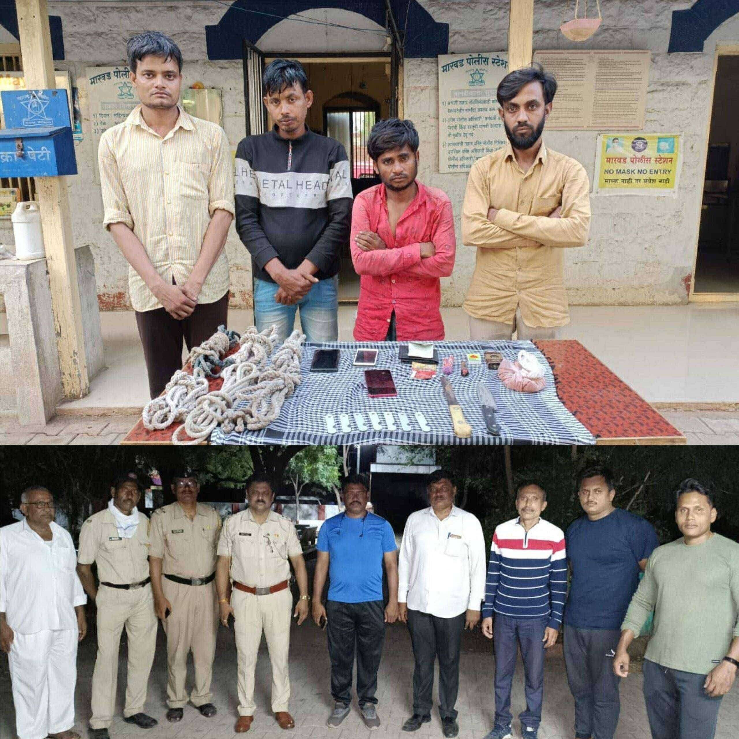 ?️अमळनेर कट्टा..मारवड पोलिसांची सतर्कता आणि दरोडा टळला..! धुळ्याचे चार संशयित जेरबंद