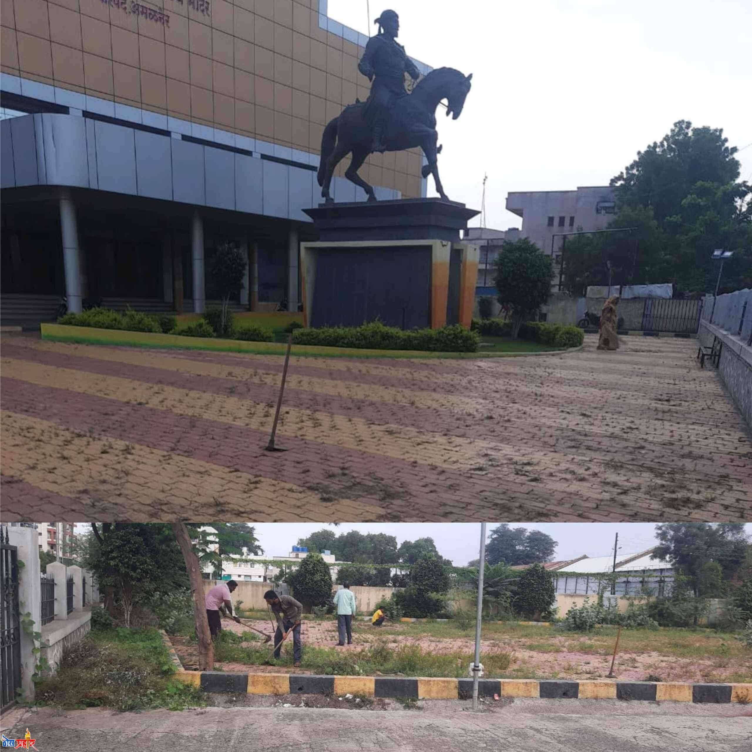 ठोस प्रहार बातमीचा दणका..गवताचा भनका..जागी झाली न प