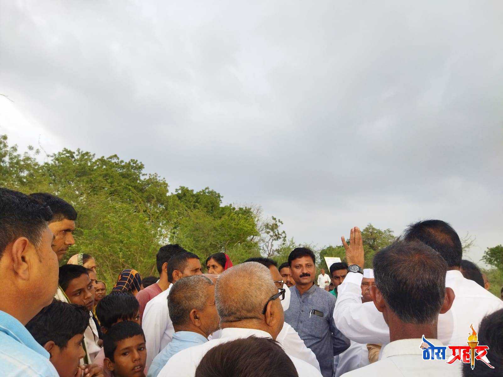 आणि आमदारांवर ओढवली नामुष्की...भूमिपूजन न करताच फिरावे लागले माघारी...वाचा सविस्तर मारवड येथील घटना..