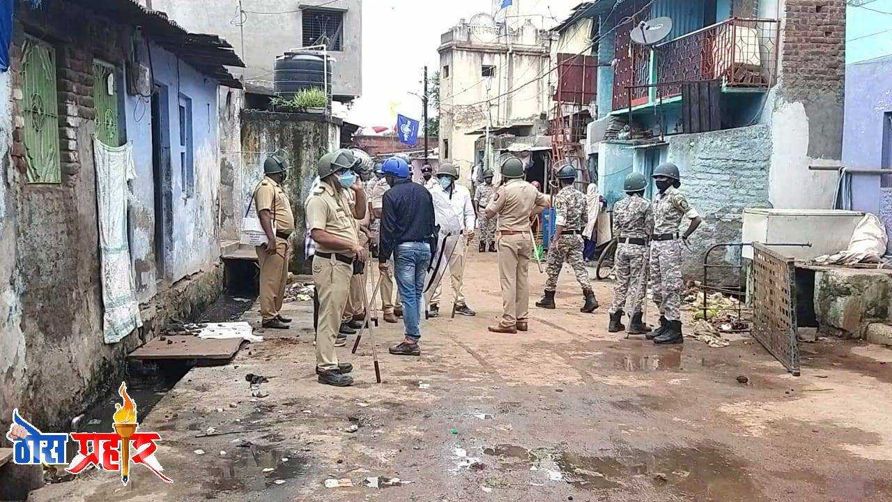 नंदुरबार शहरात दोन गटांत वाद होऊन जोरदार दगडफेक..