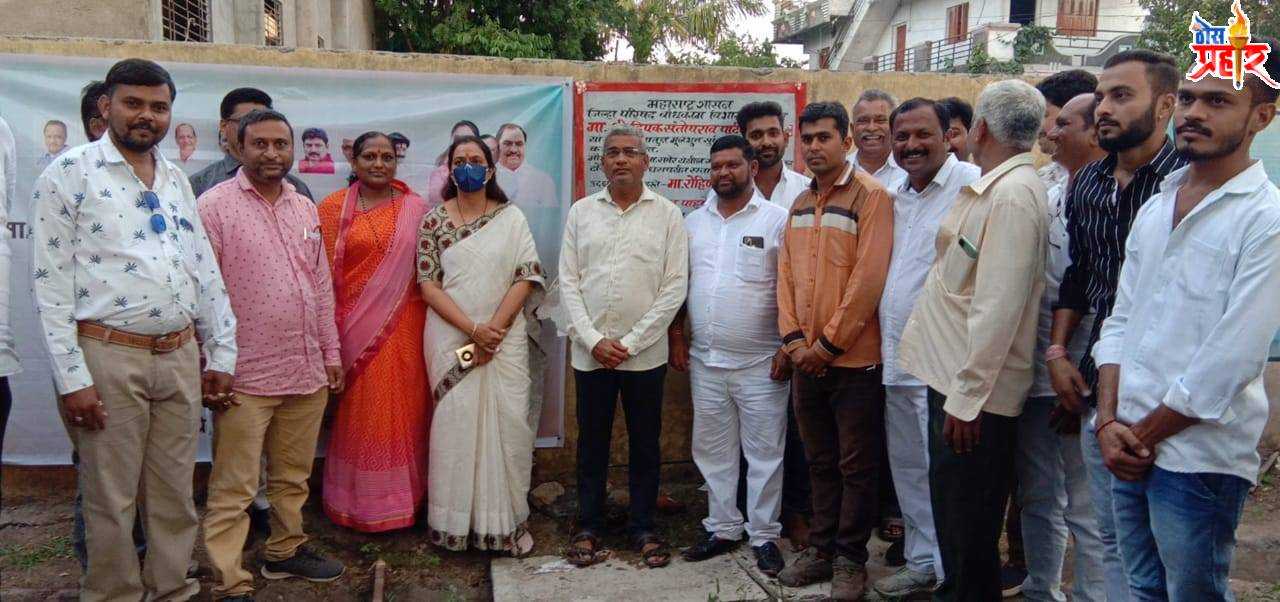 पं.स.सदस्य दिपक पाटील यांच्या प्रयत्नातून वाघाडी,खिर्डी,निंभोरा गावात लाखो रुपयांचा विकासकामासाठी निधी..!