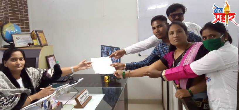 येवला नगरपालिकेला वंचित बहुजन आघाडी चे निवेदन विविध समस्या सोडवण्याचे आव्हान