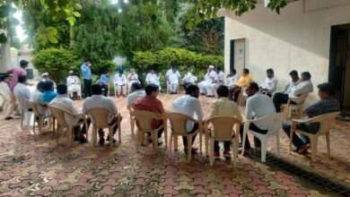 बीड जिल्ह्यात केज येथे राष्ट्रवादी उद्योग सेल ची आढावा बैठक संपन्न